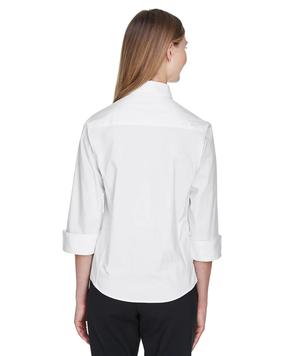 Ladies' Perfect Fit™ Three-Quarter Sleeve Stretch Poplin Blouse 8 of 48