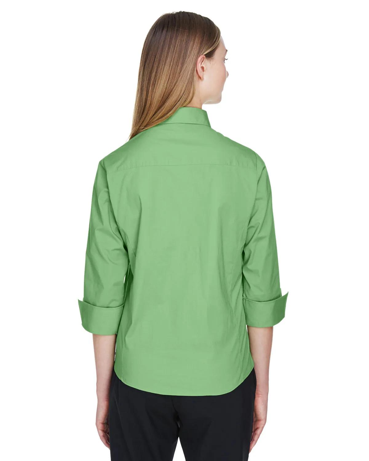 Ladies' Perfect Fit™ Three-Quarter Sleeve Stretch Poplin Blouse 44 of 48