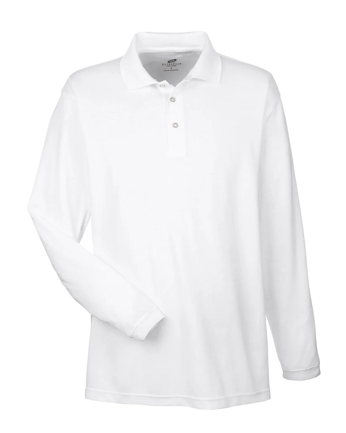 Adult Cool & Dry Sport Long-Sleeve Polo 8 of 32