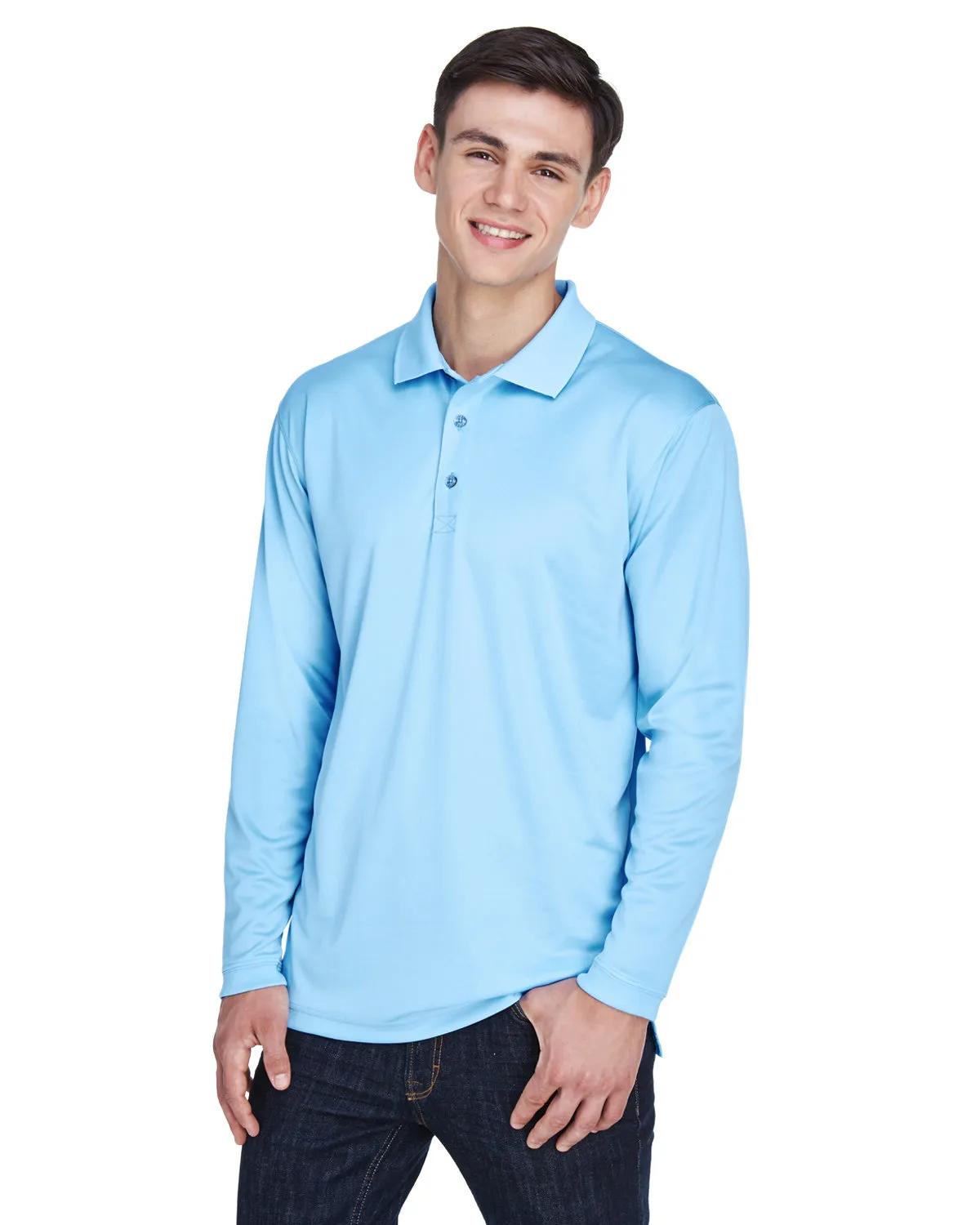 Adult Cool & Dry Sport Long-Sleeve Polo 10 of 32