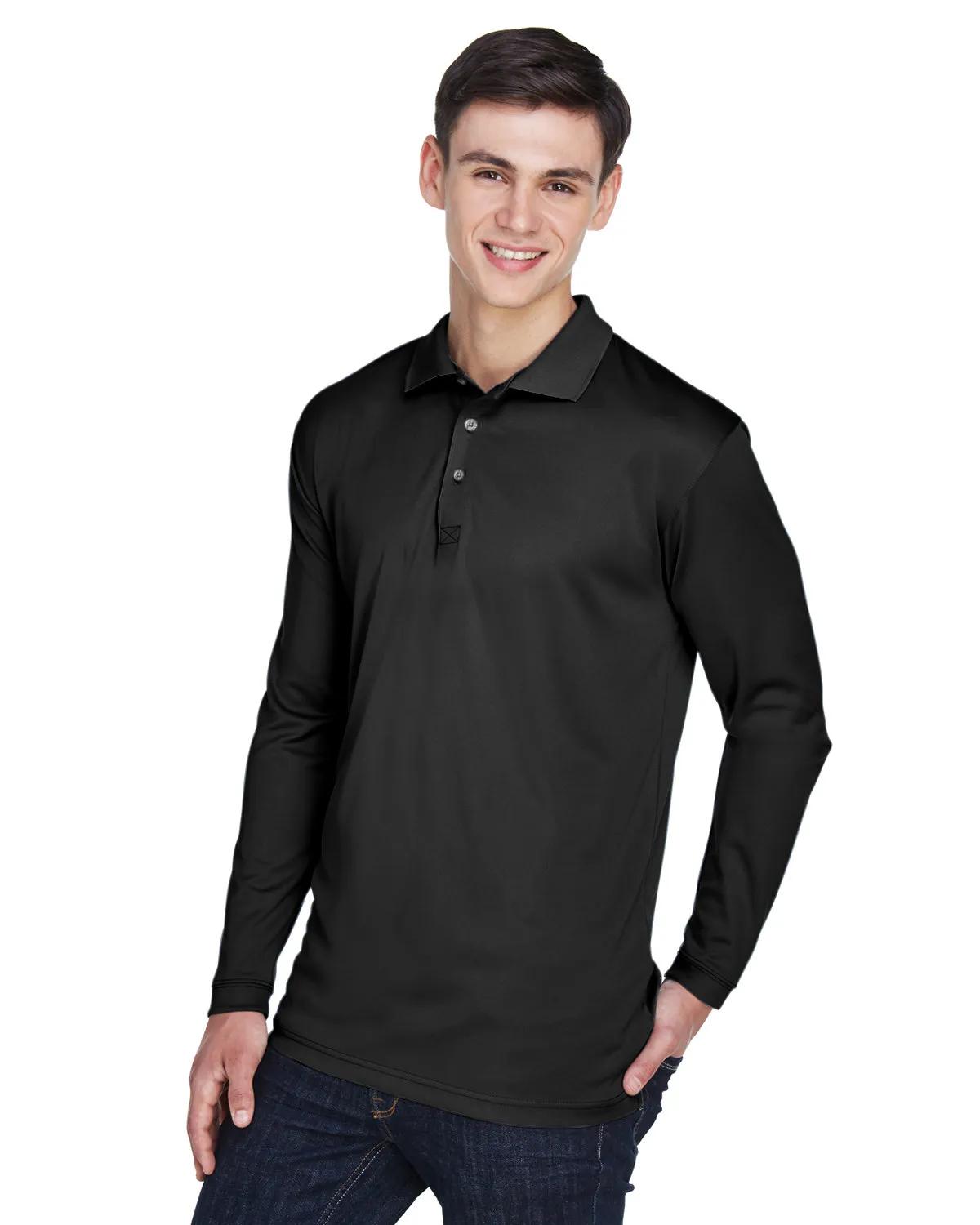 Adult Cool & Dry Sport Long-Sleeve Polo 16 of 32