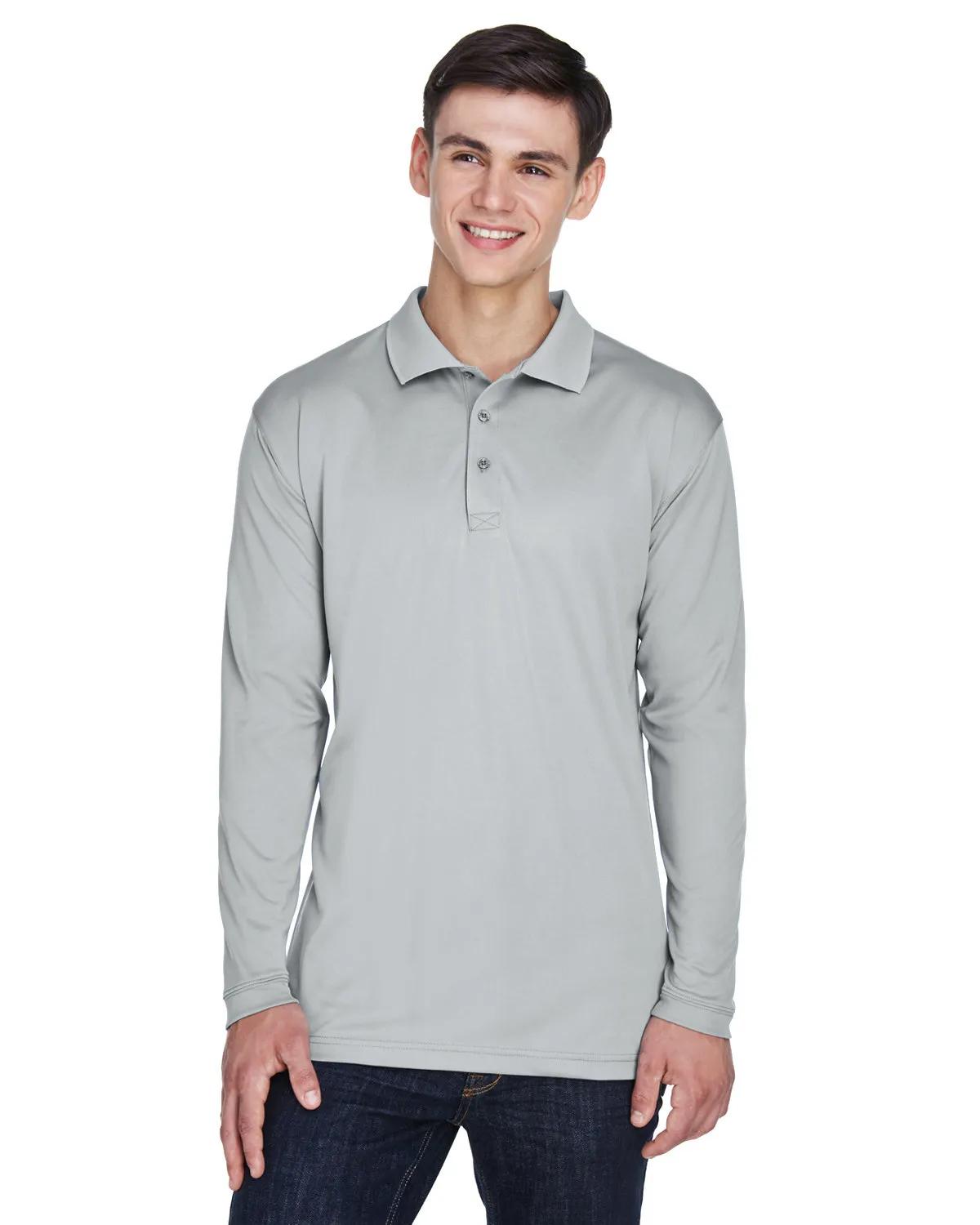 Adult Cool & Dry Sport Long-Sleeve Polo 1 of 32