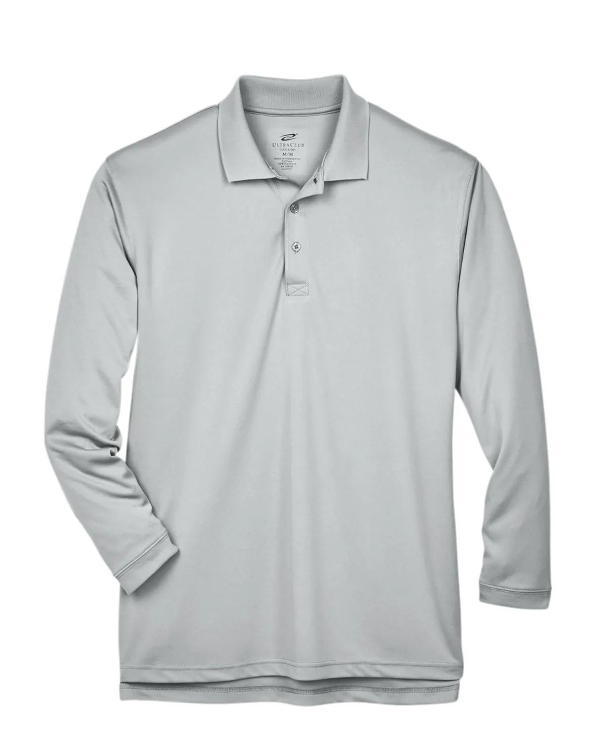 Adult Cool & Dry Sport Long-Sleeve Polo 26 of 32
