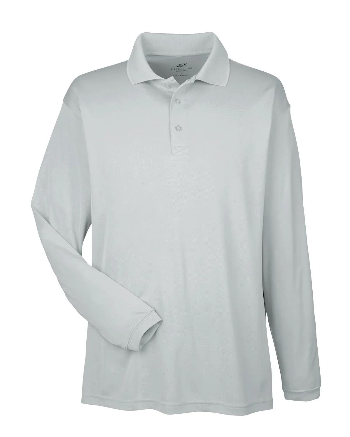 Adult Cool & Dry Sport Long-Sleeve Polo 22 of 32