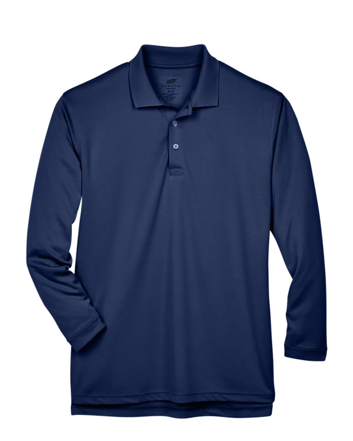 Adult Cool & Dry Sport Long-Sleeve Polo 12 of 32