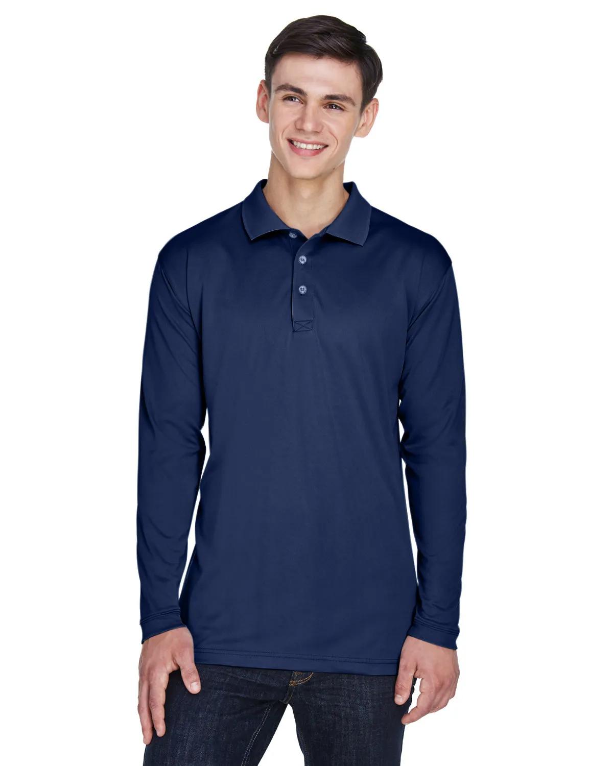 Adult Cool & Dry Sport Long-Sleeve Polo 2 of 32