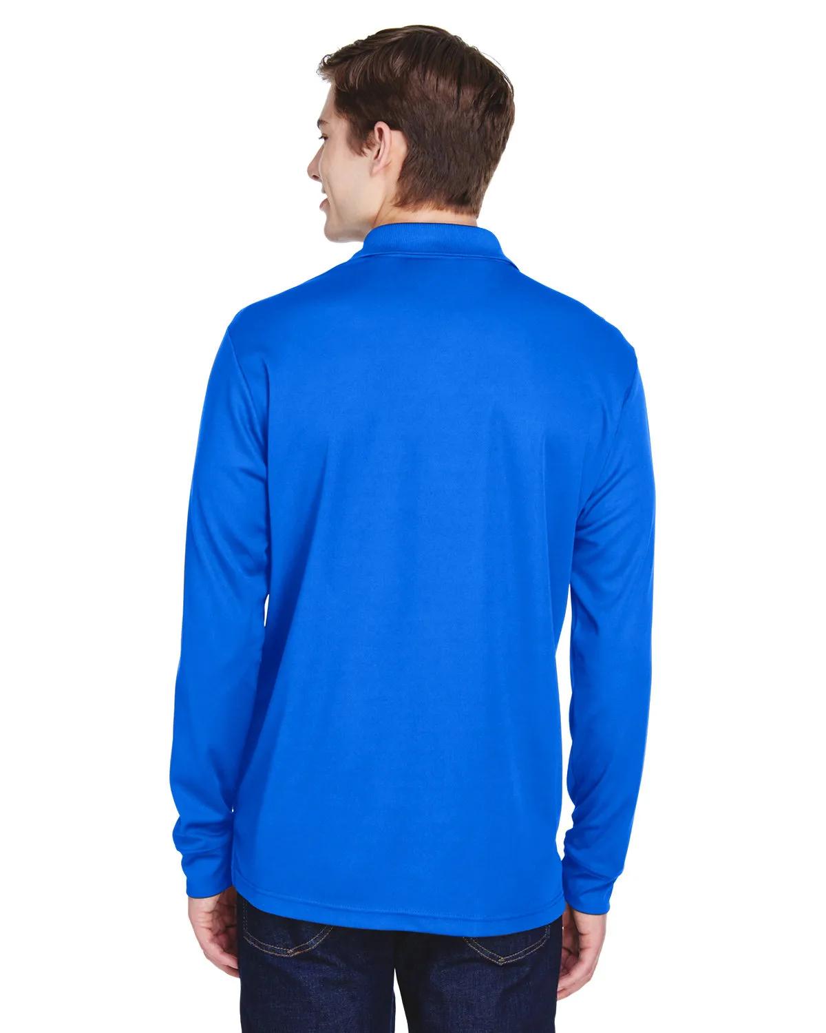 Adult Pinnacle Performance Long-Sleeve Piqué Polo with Pocket 6 of 33