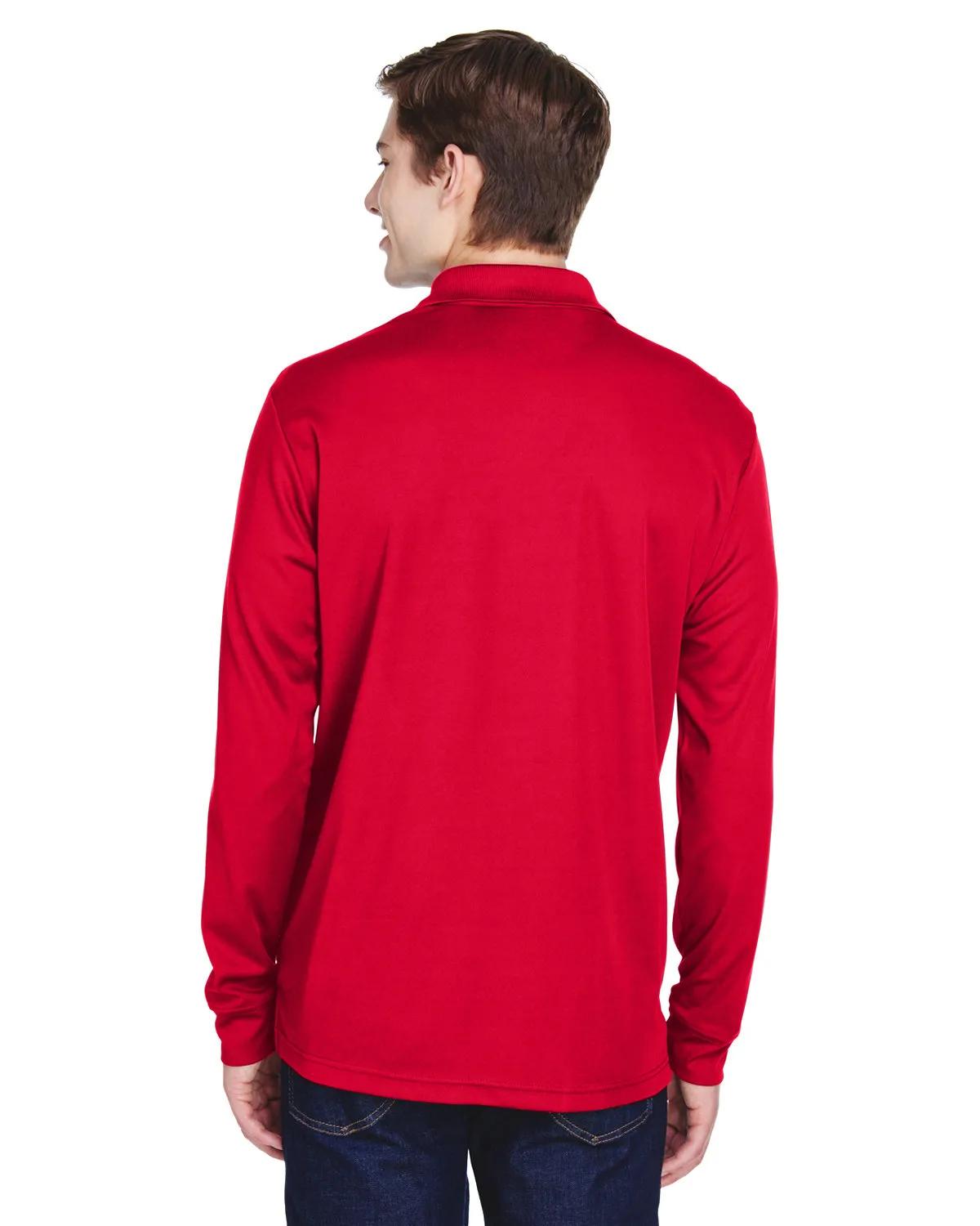 Adult Pinnacle Performance Long-Sleeve Piqué Polo with Pocket 25 of 33