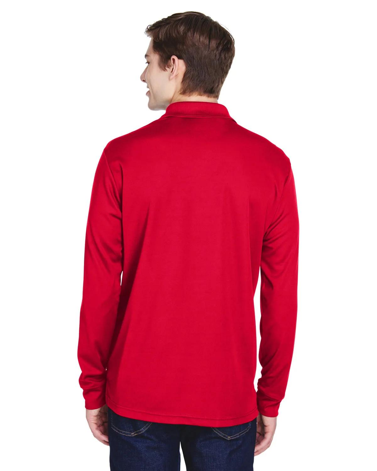 Adult Pinnacle Performance Long-Sleeve Piqué Polo with Pocket 30 of 33