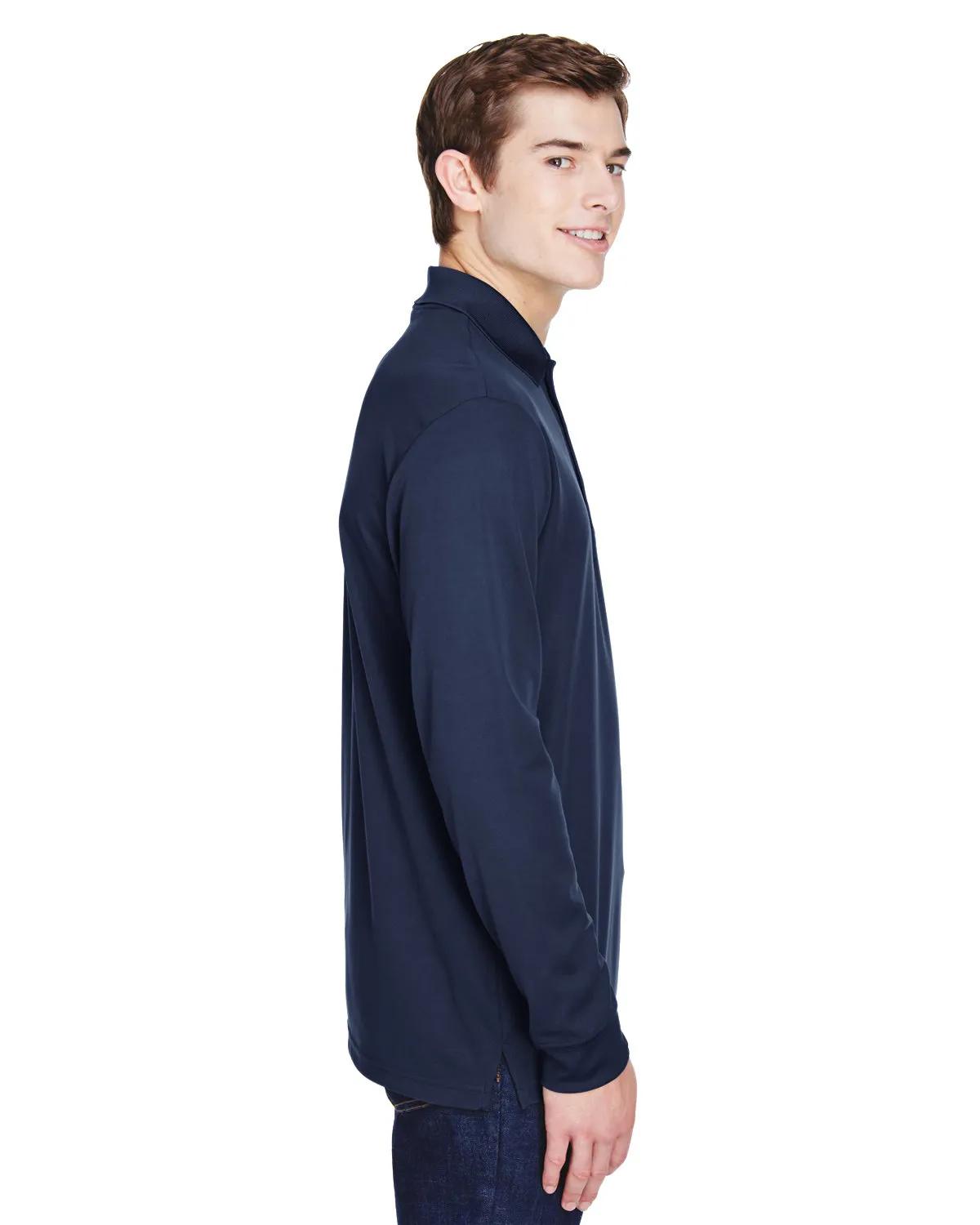 Adult Pinnacle Performance Long-Sleeve Piqué Polo with Pocket 20 of 33