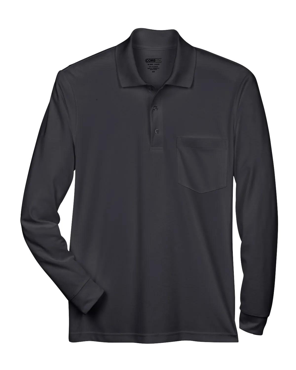 Adult Pinnacle Performance Long-Sleeve Piqué Polo with Pocket 14 of 33