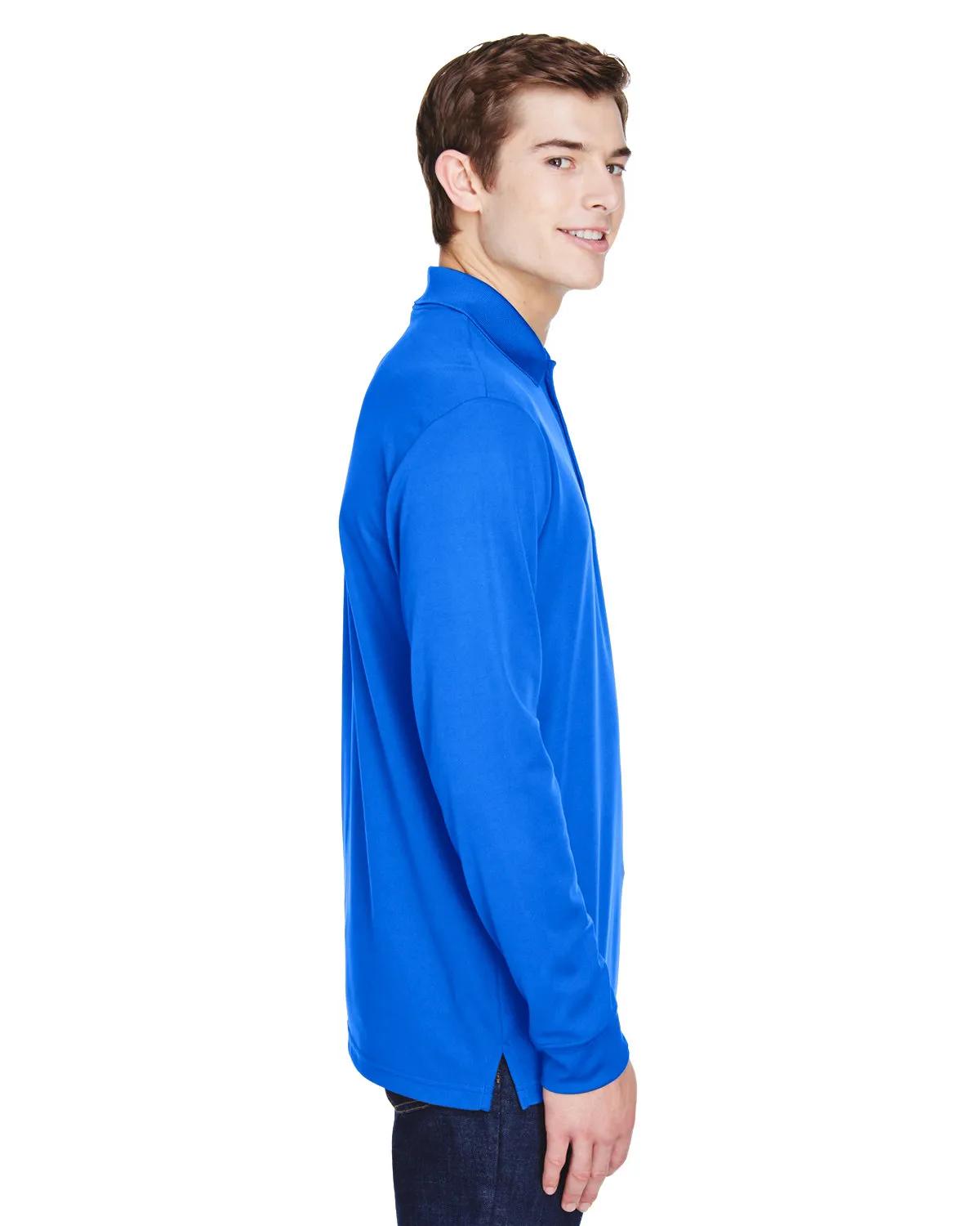 Adult Pinnacle Performance Long-Sleeve Piqué Polo with Pocket 7 of 33