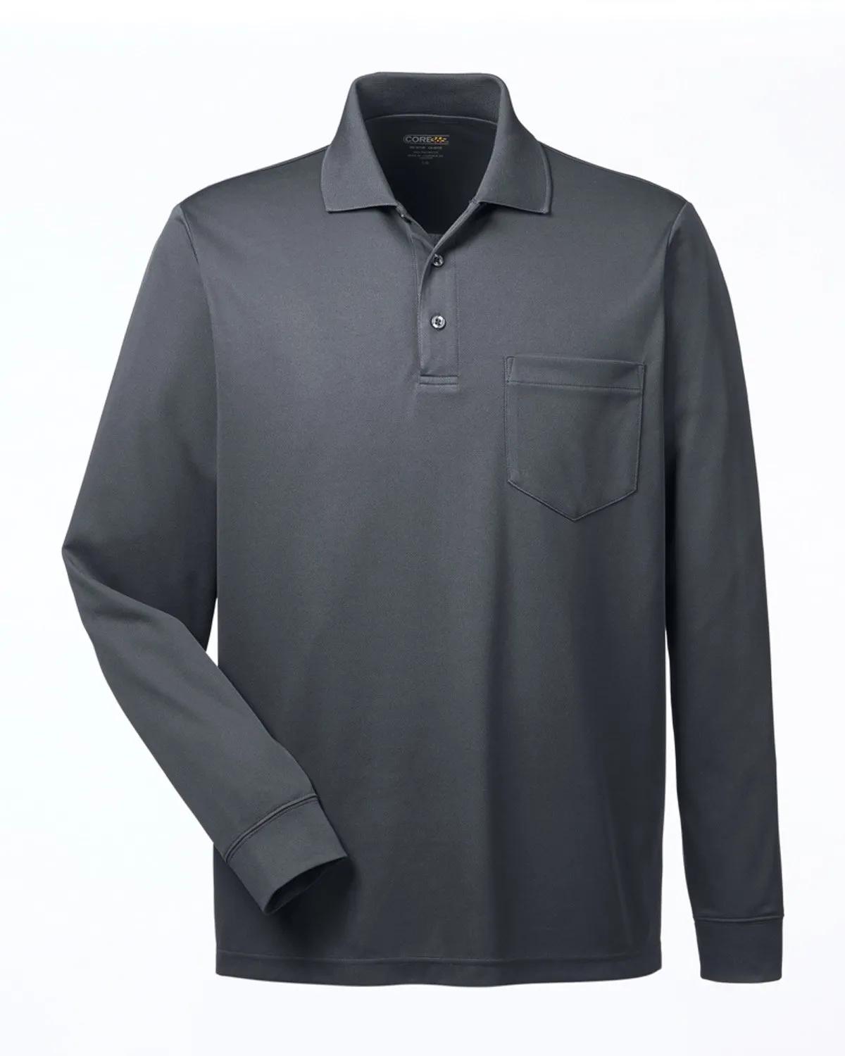 Adult Pinnacle Performance Long-Sleeve Piqué Polo with Pocket 17 of 33