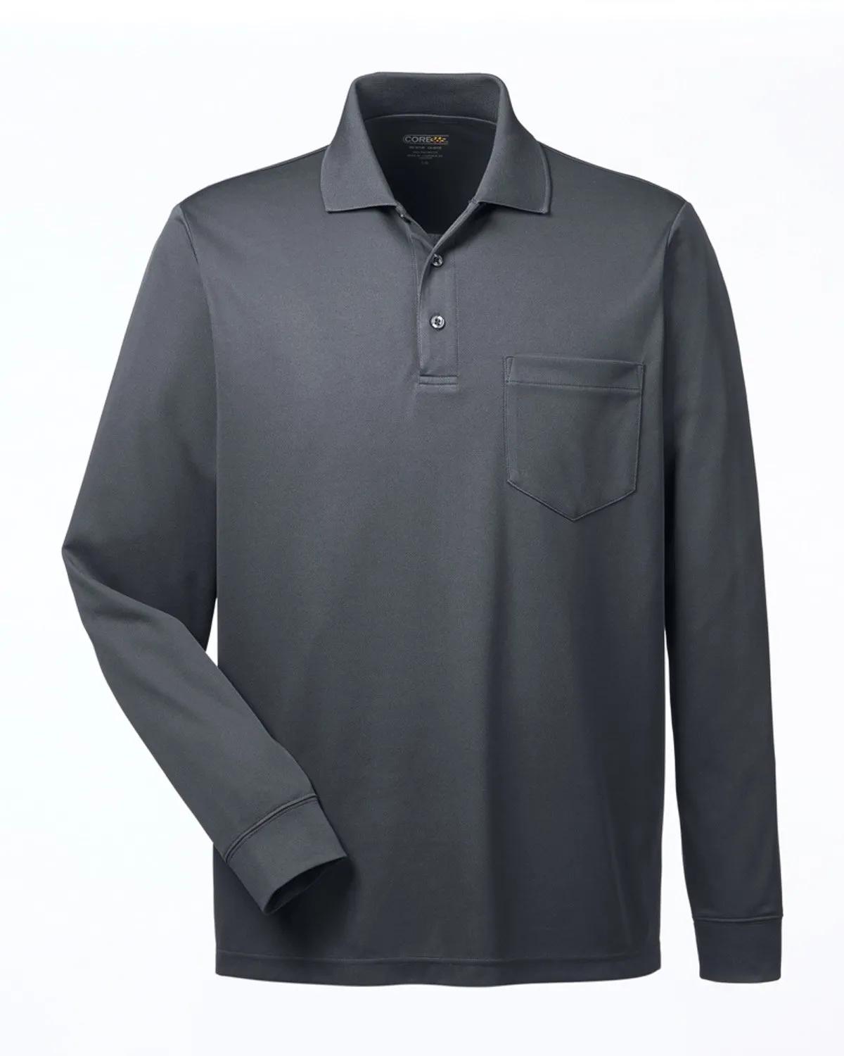 Adult Pinnacle Performance Long-Sleeve Piqué Polo with Pocket 22 of 33