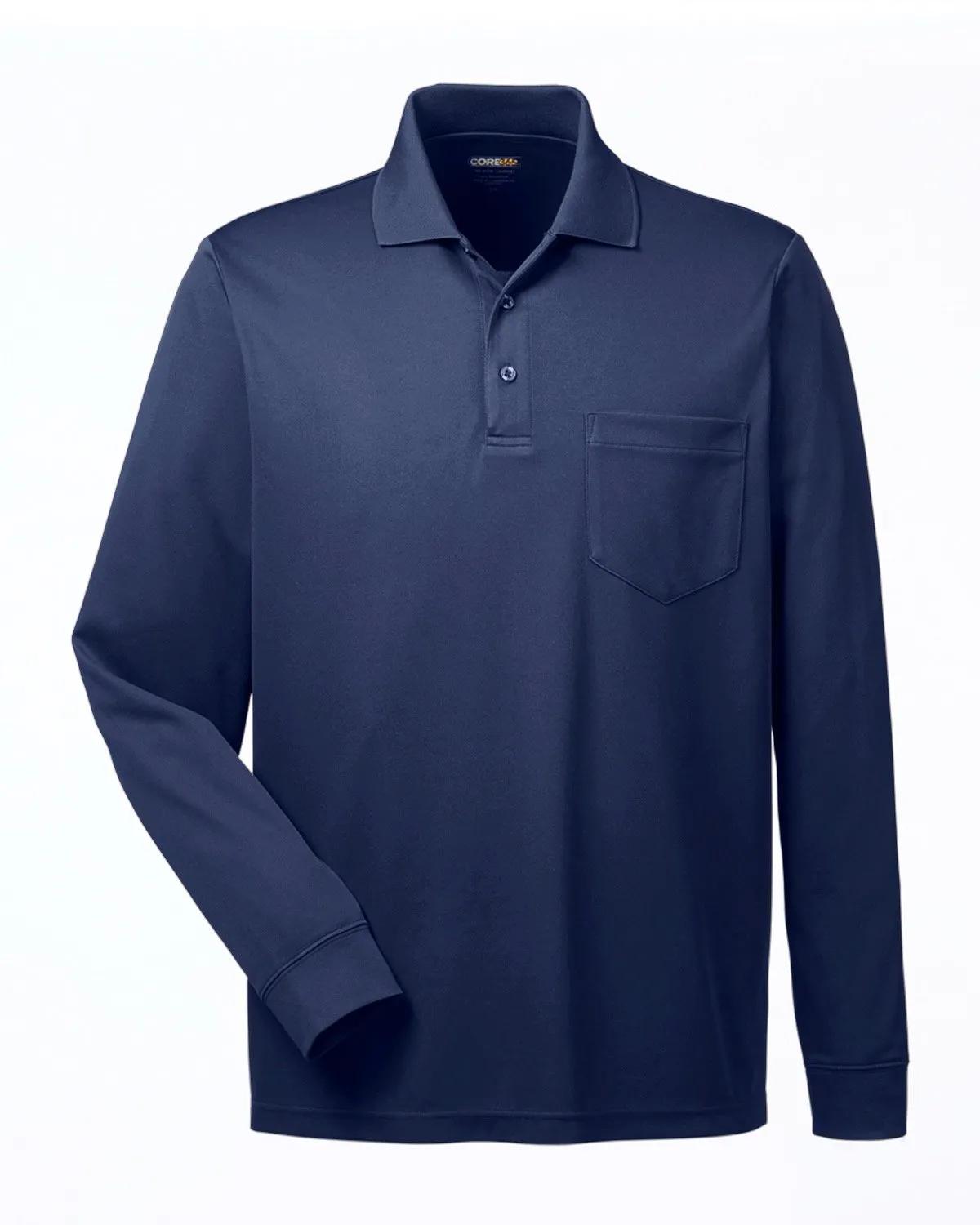 Adult Pinnacle Performance Long-Sleeve Piqué Polo with Pocket 23 of 33