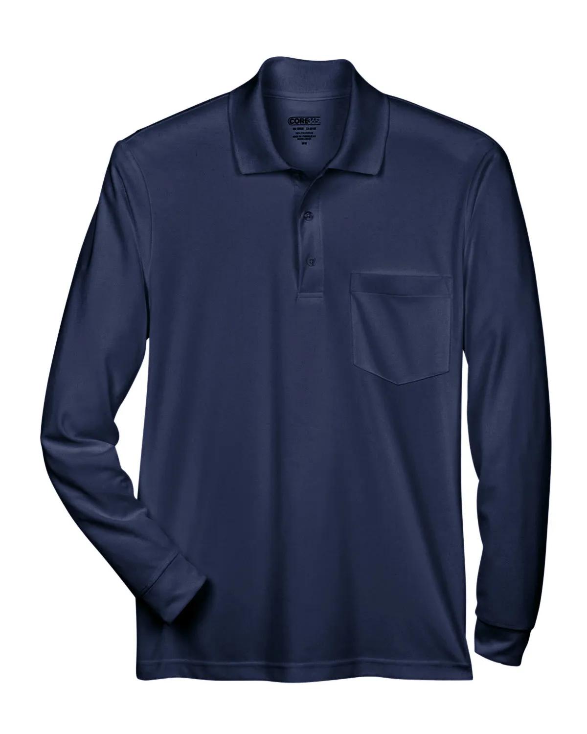 Adult Pinnacle Performance Long-Sleeve Piqué Polo with Pocket 26 of 33