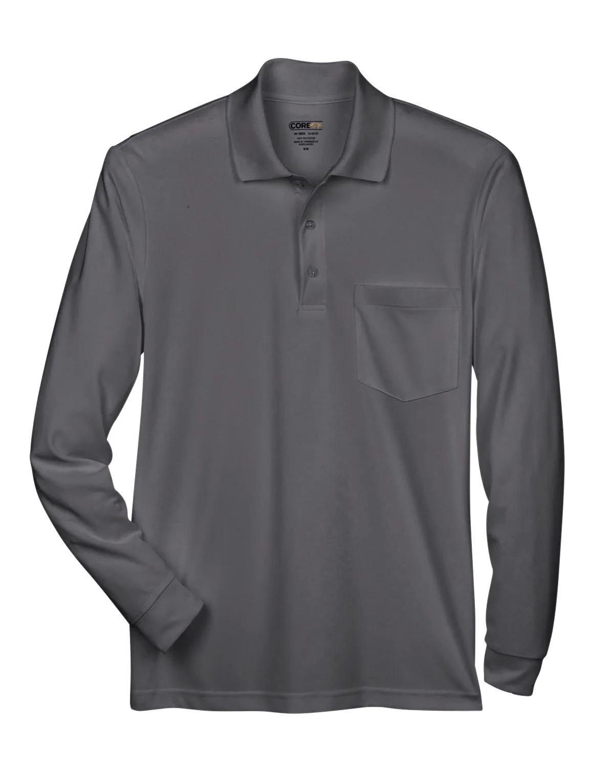 Adult Pinnacle Performance Long-Sleeve Piqué Polo with Pocket 15 of 33