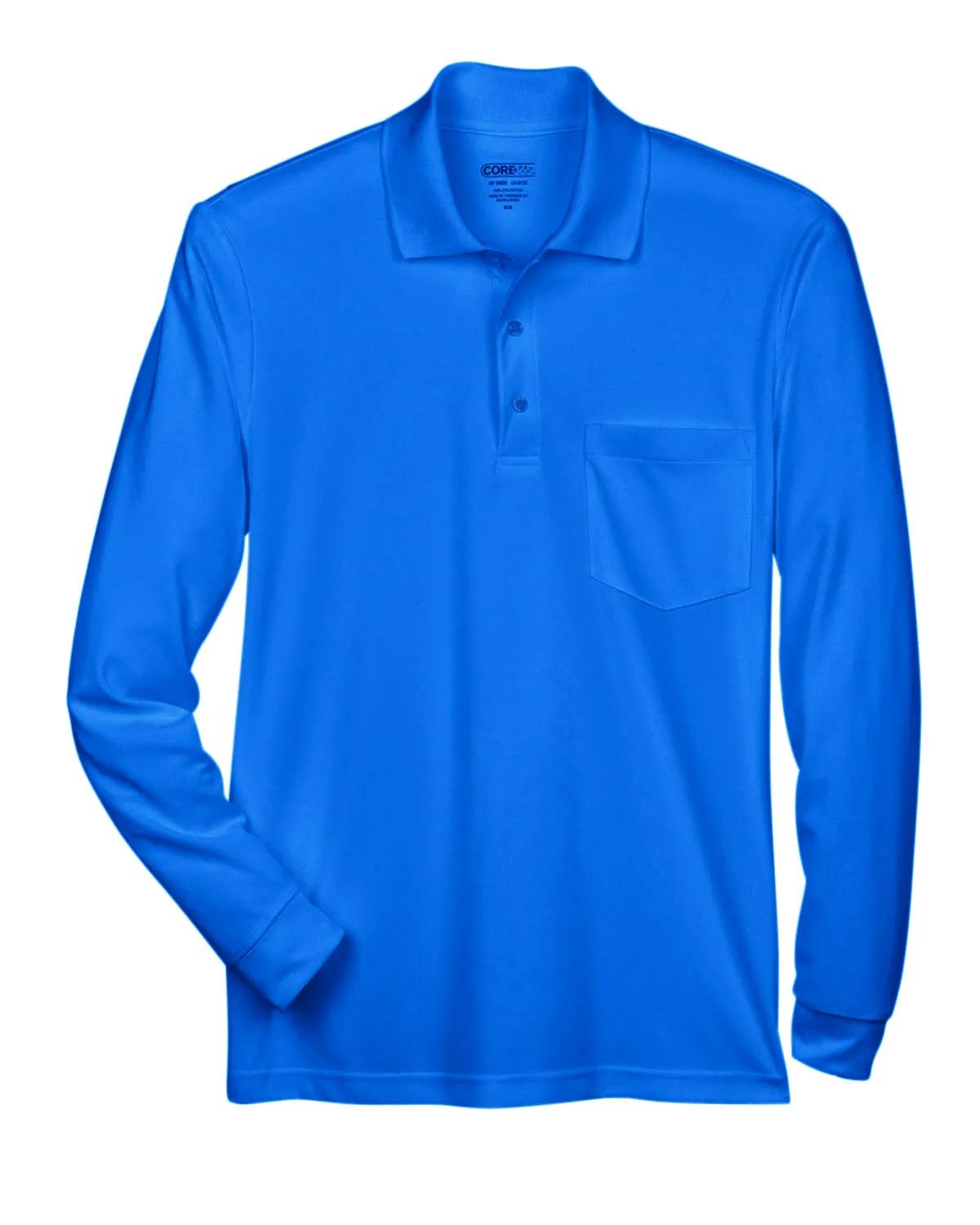 Adult Pinnacle Performance Long-Sleeve Piqué Polo with Pocket 8 of 33