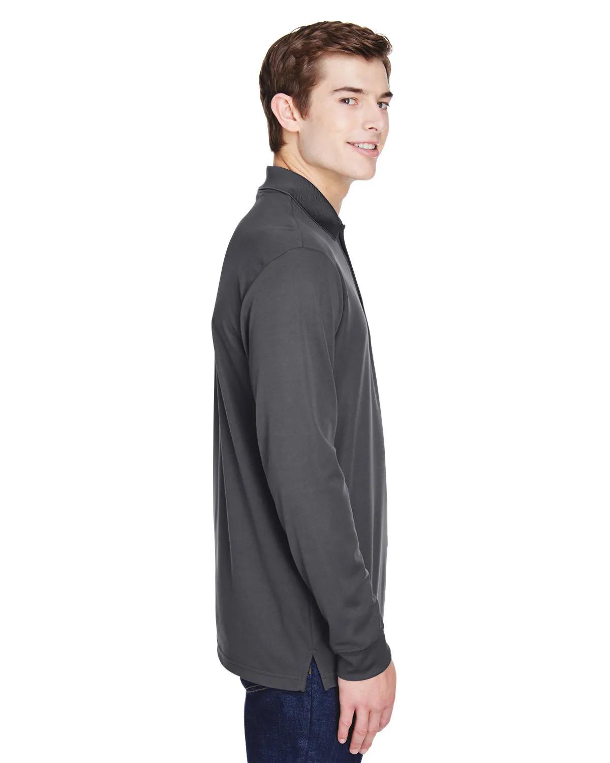 Adult Pinnacle Performance Long-Sleeve Piqué Polo with Pocket 14 of 33