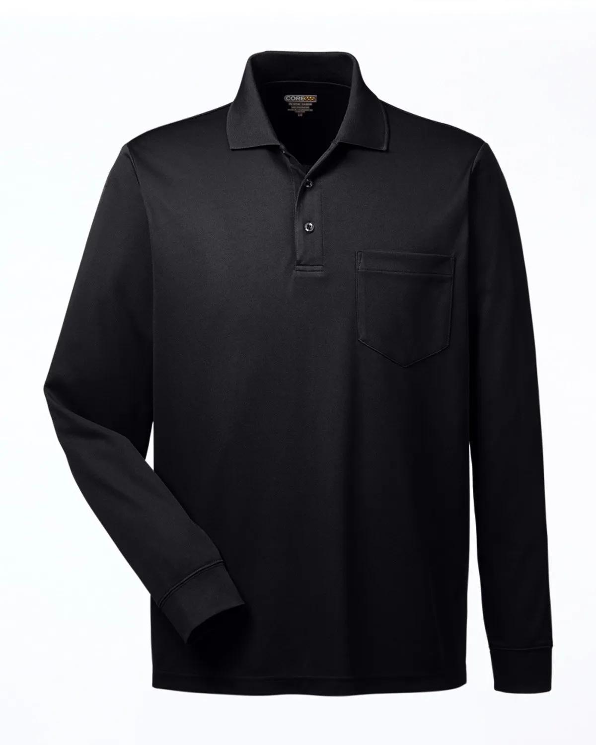 Adult Pinnacle Performance Long-Sleeve Piqué Polo with Pocket 16 of 33