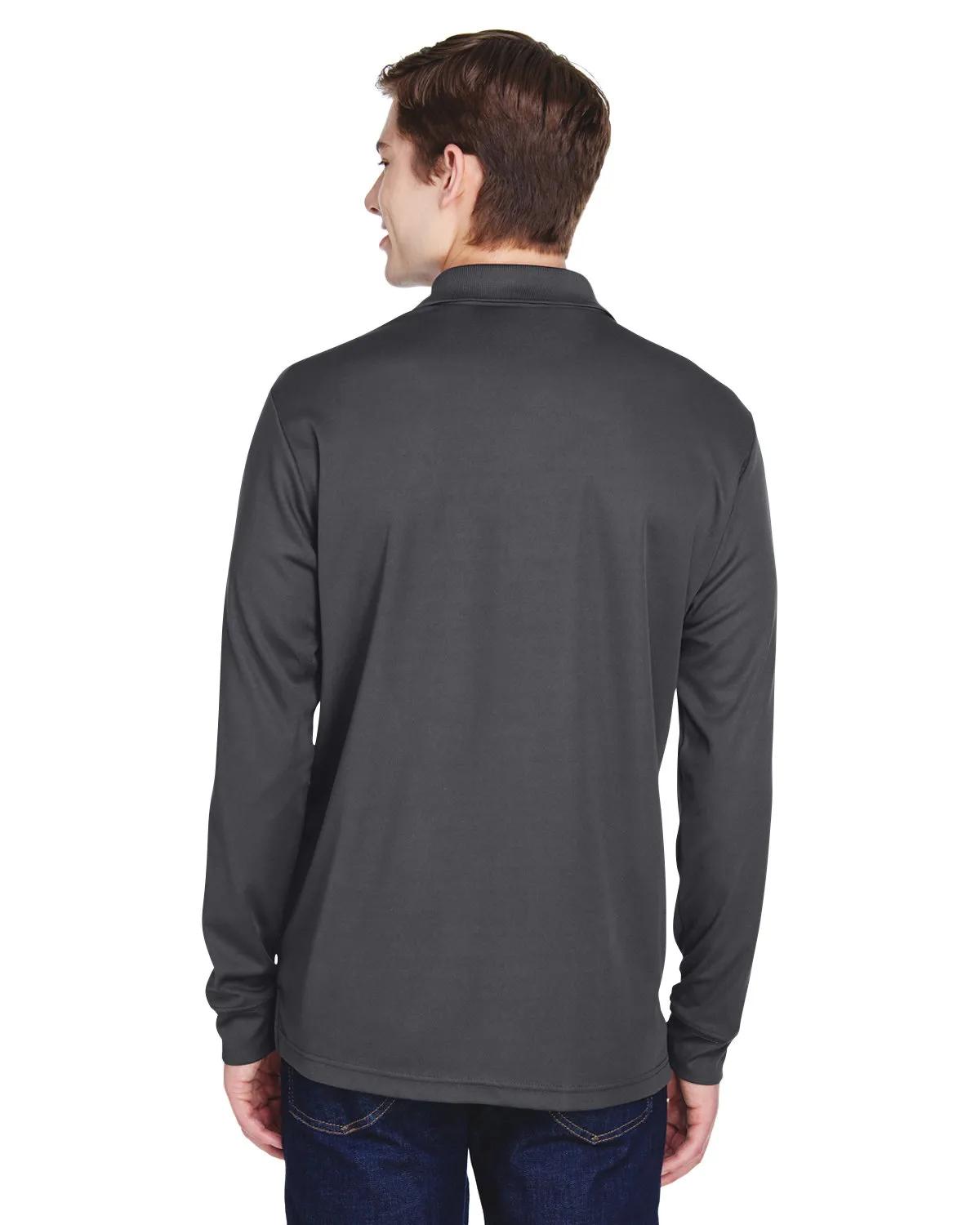 Adult Pinnacle Performance Long-Sleeve Piqué Polo with Pocket 18 of 33