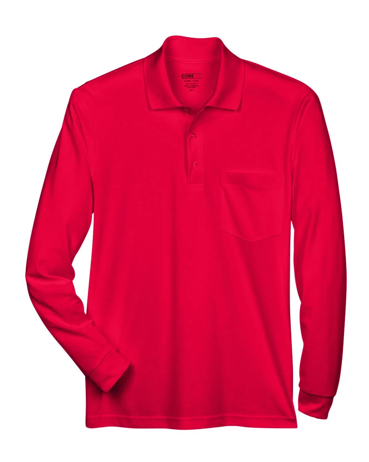 Adult Pinnacle Performance Long-Sleeve Piqué Polo with Pocket 31 of 33