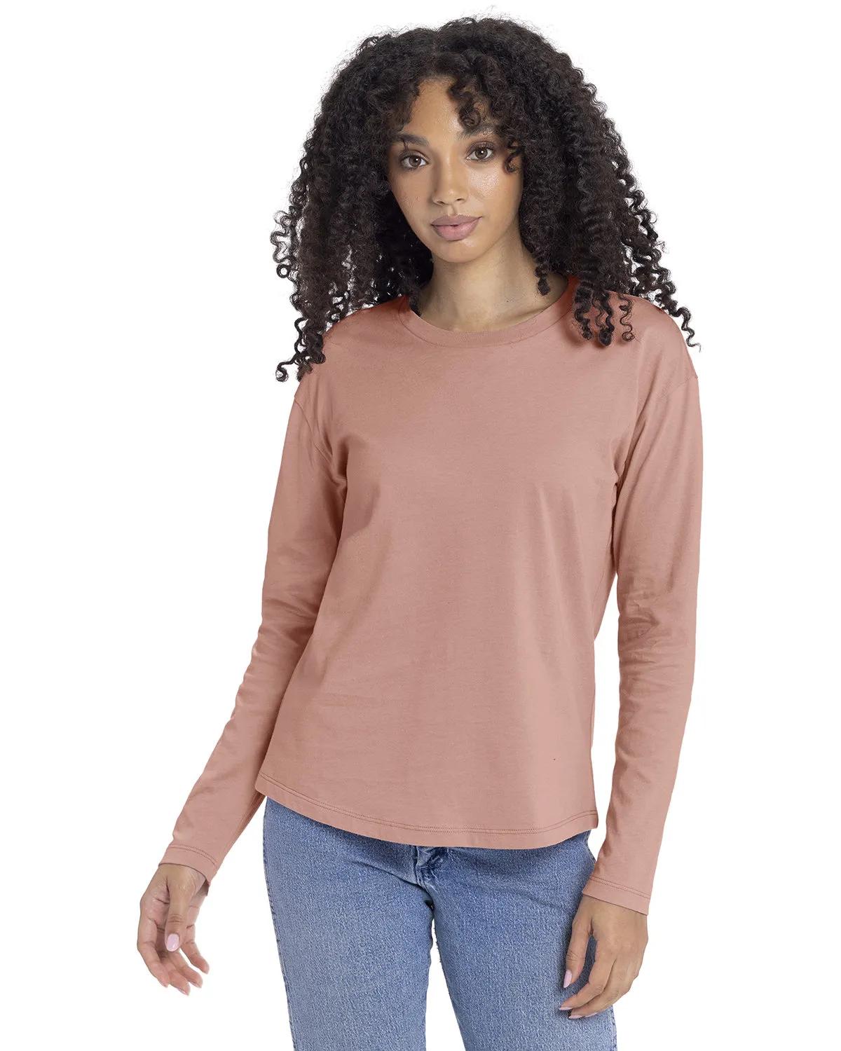 Ladies' Relaxed Long Sleeve T-Shirt 4 of 29