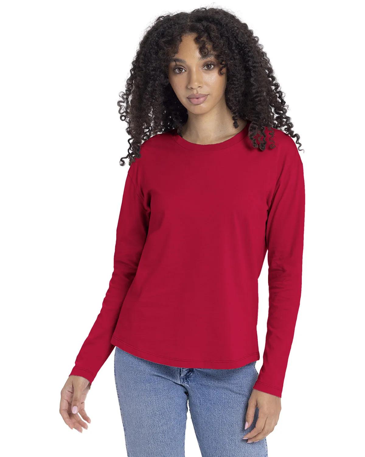 Ladies' Relaxed Long Sleeve T-Shirt 3 of 29