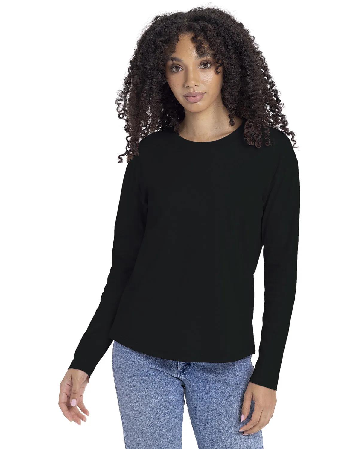 Ladies' Relaxed Long Sleeve T-Shirt 4 of 29