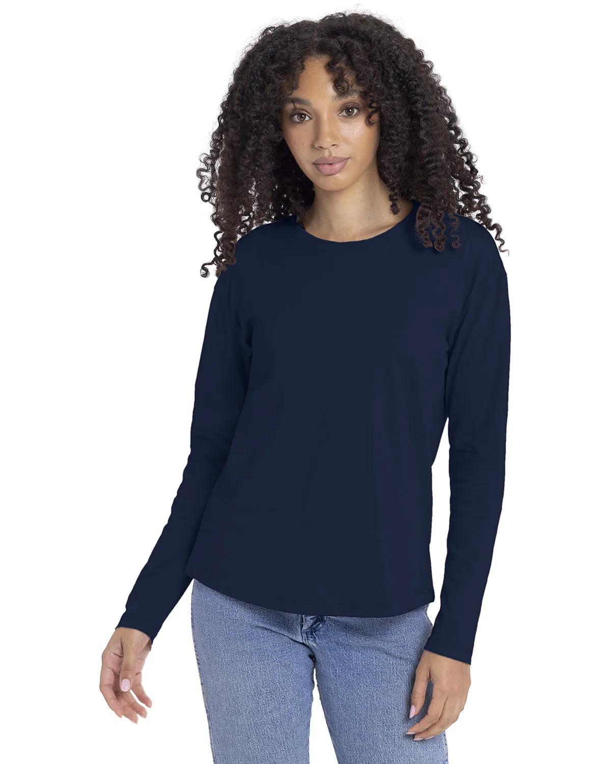 Ladies' Relaxed Long Sleeve T-Shirt 3 of 29