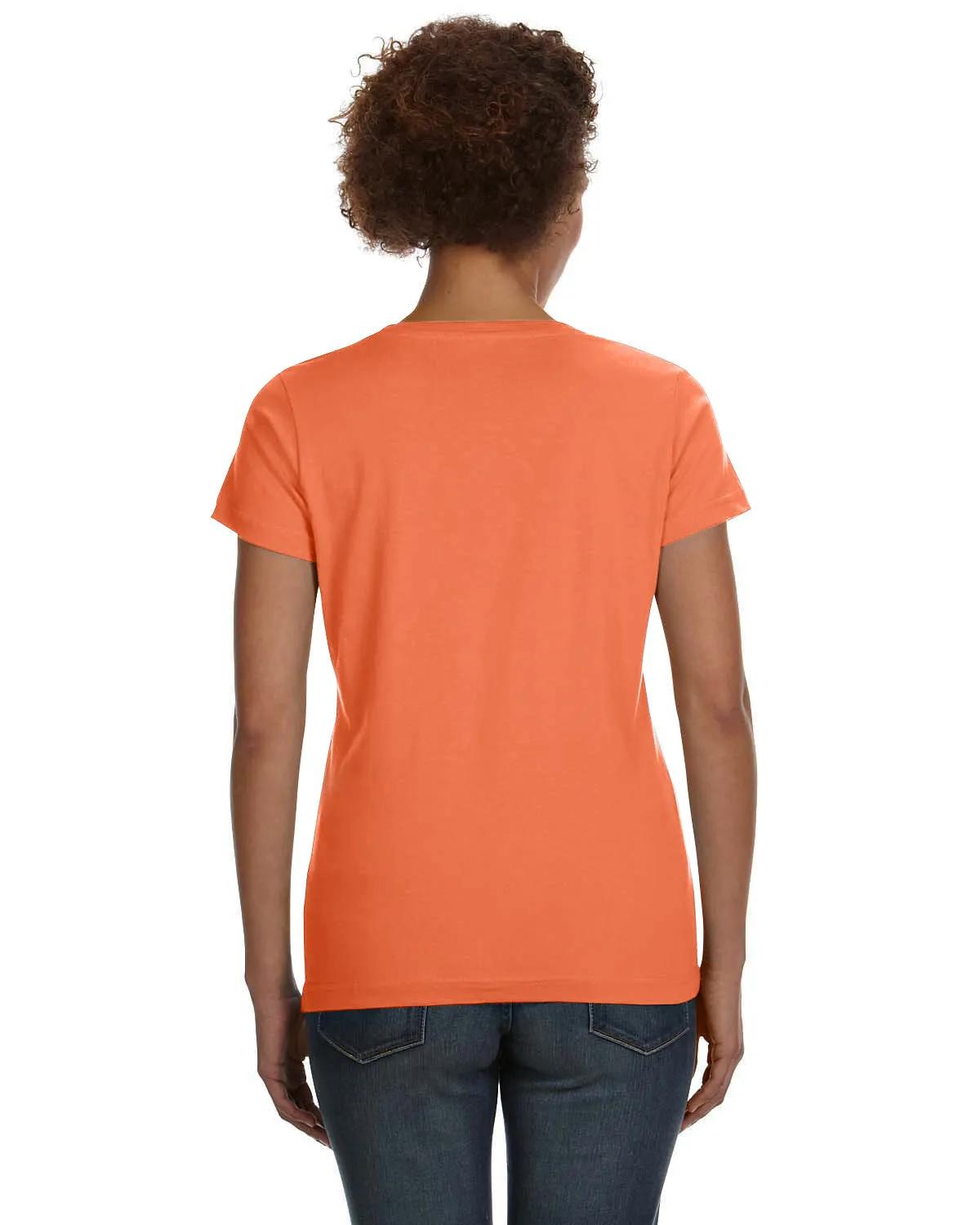 Ladies' V-Neck Fine Jersey T-Shirt 20 of 44