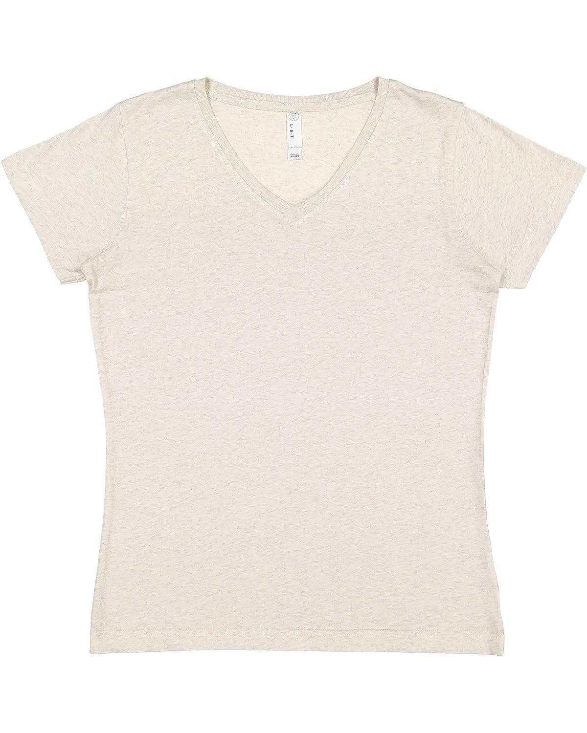 Ladies' V-Neck Fine Jersey T-Shirt 4 of 44