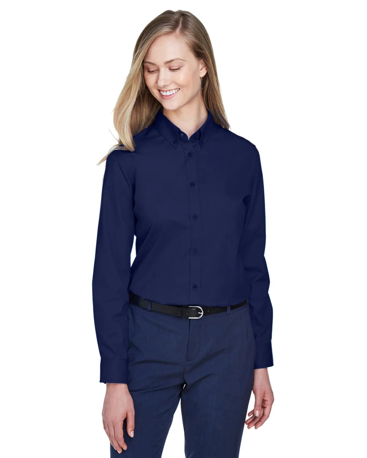 Ladies' Operate Long-Sleeve Twill Shirt 4 of 34