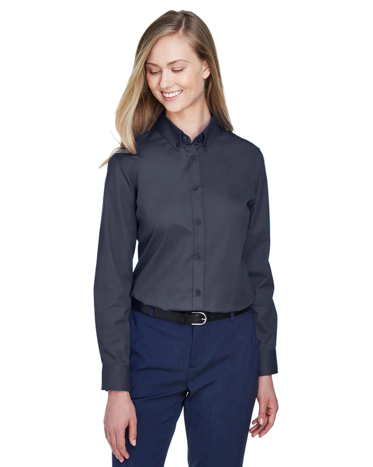 Ladies' Operate Long-Sleeve Twill Shirt 1 of 34