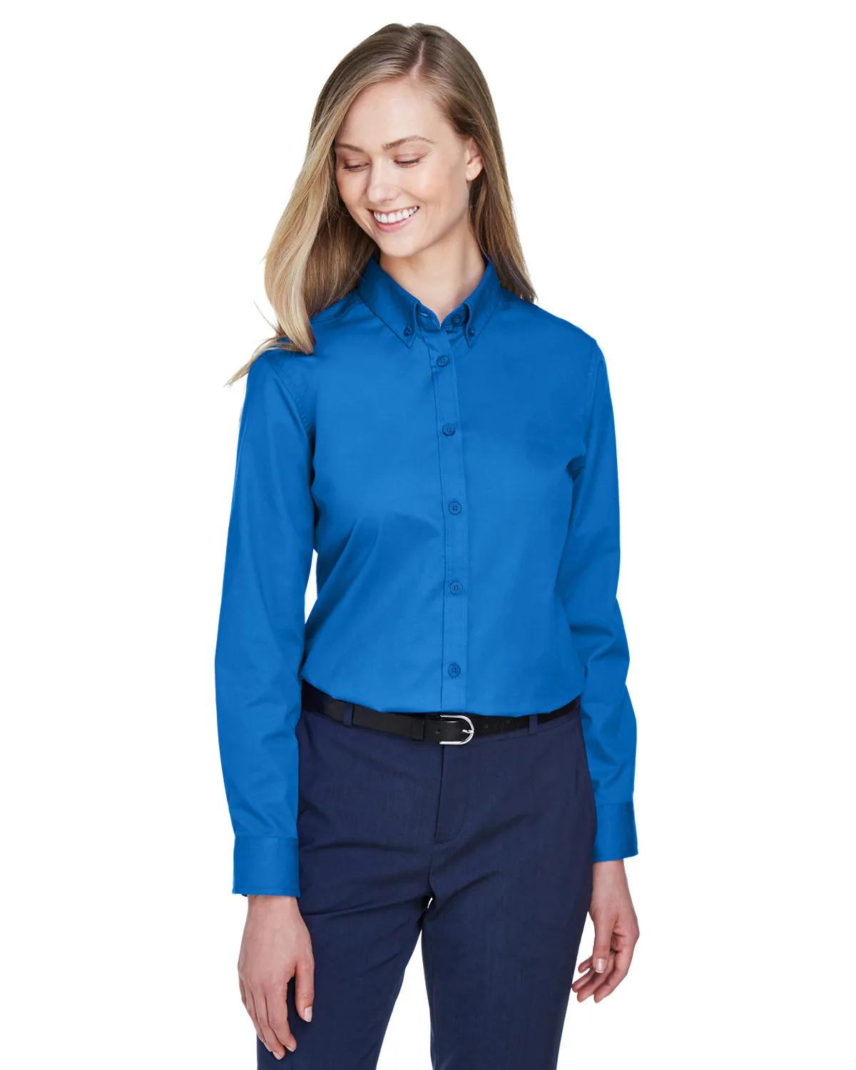 Ladies' Operate Long-Sleeve Twill Shirt 4 of 34