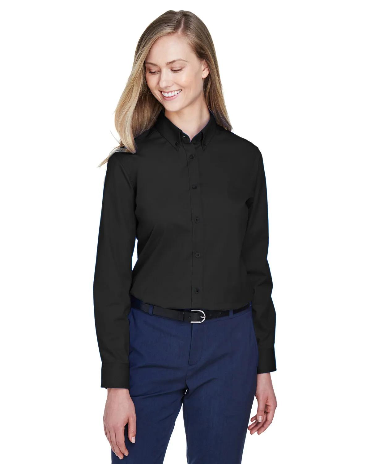 Ladies' Operate Long-Sleeve Twill Shirt 3 of 34