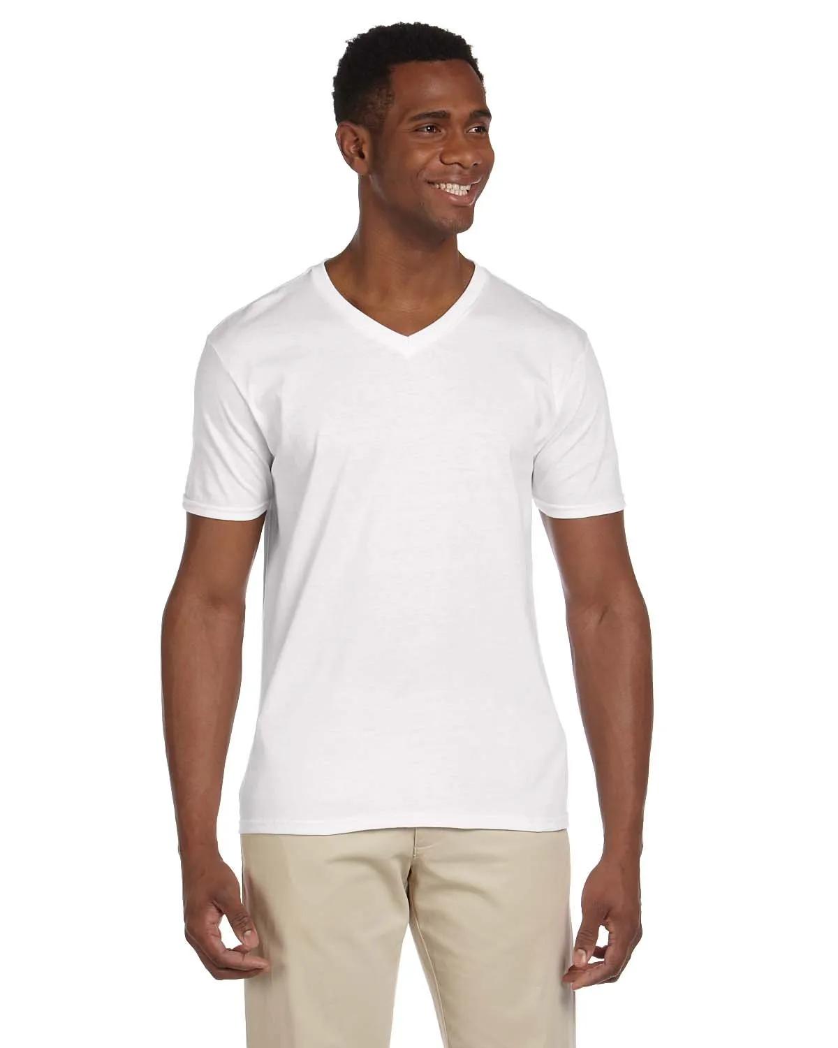 Adult Softstyle® V-Neck T-Shirt 8 of 47