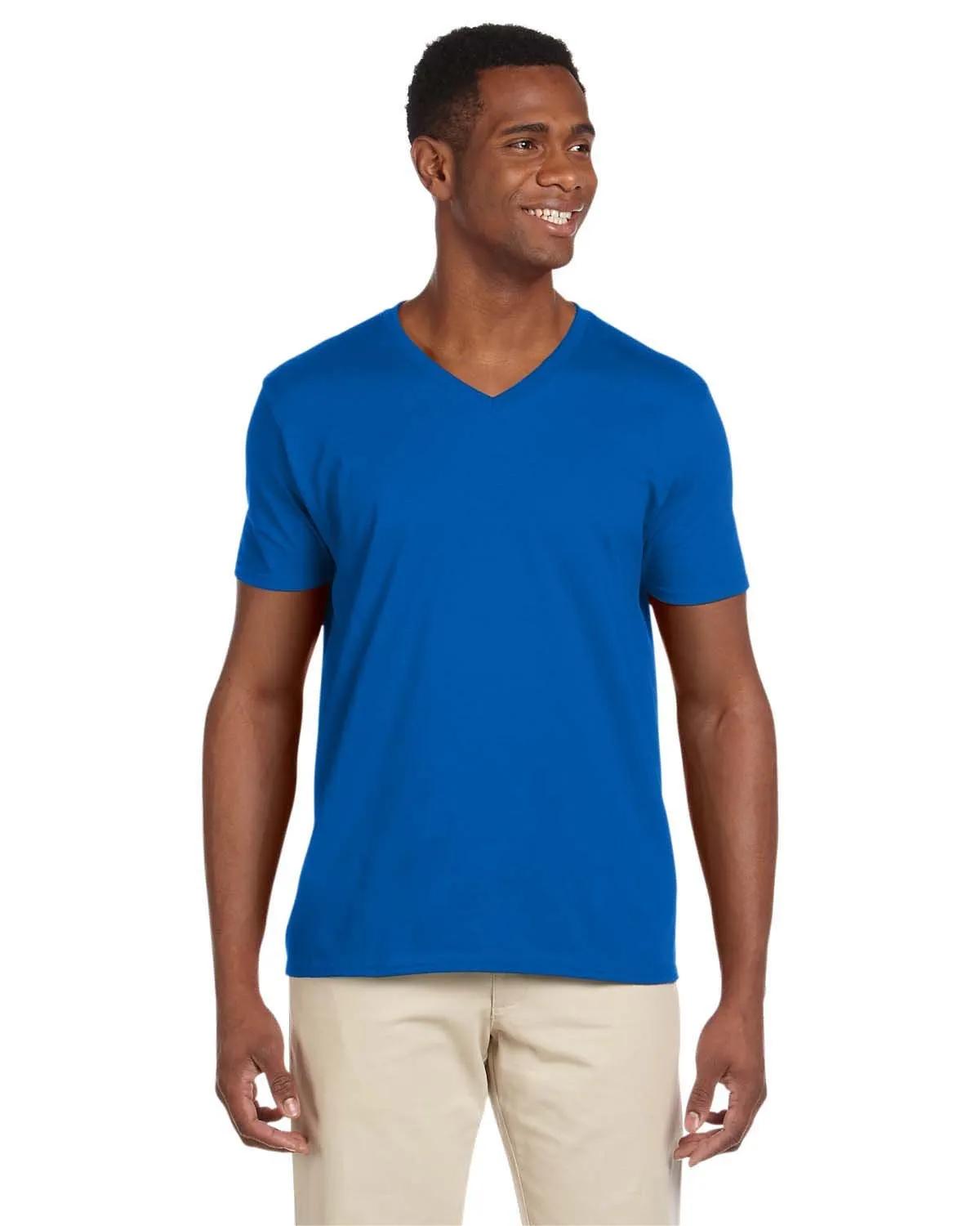 Adult Softstyle® V-Neck T-Shirt 4 of 47