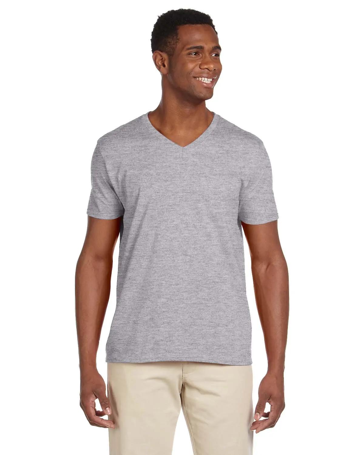 Adult Softstyle® V-Neck T-Shirt 2 of 47