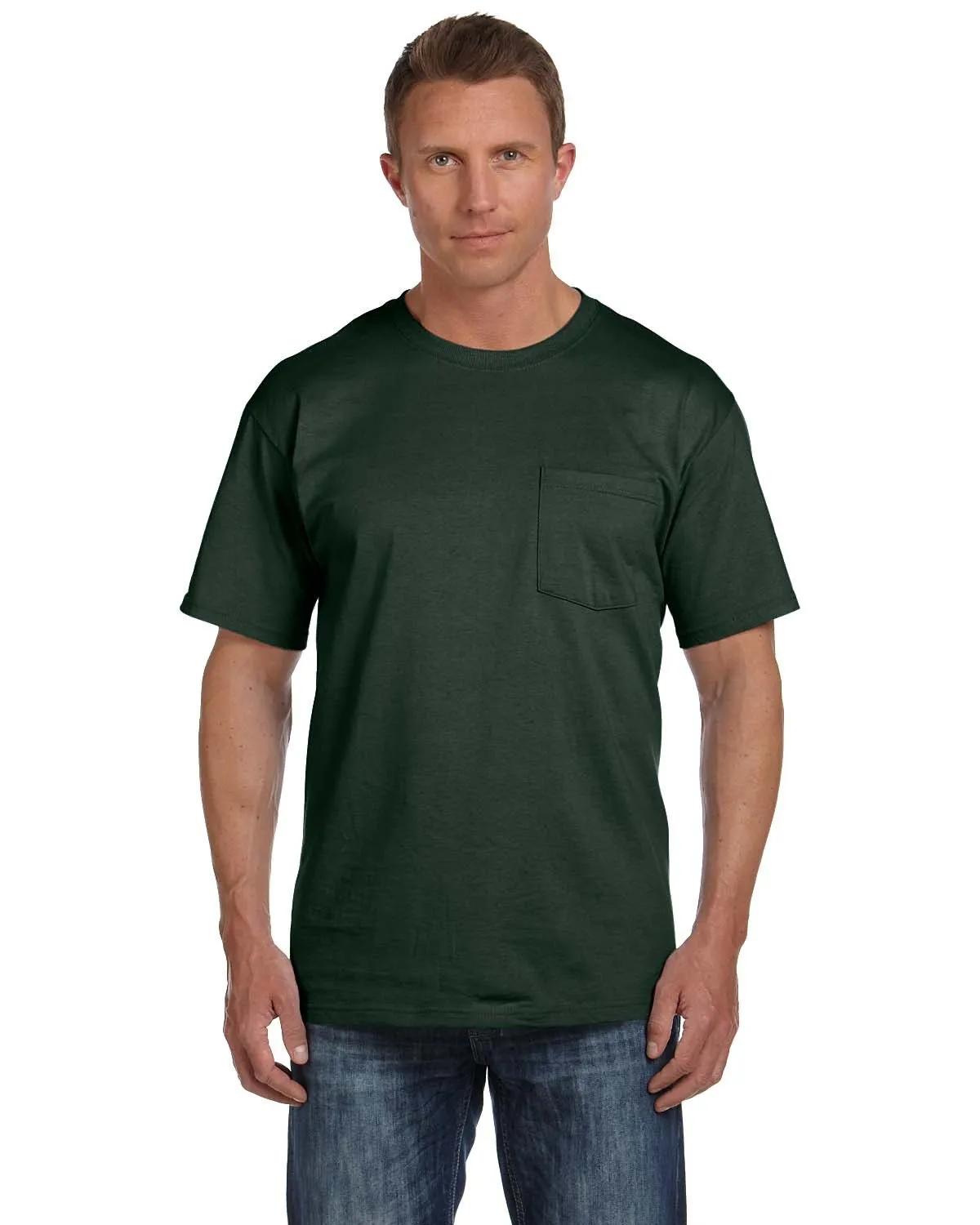 Adult HD Cotton™ Pocket T-Shirt 4 of 29