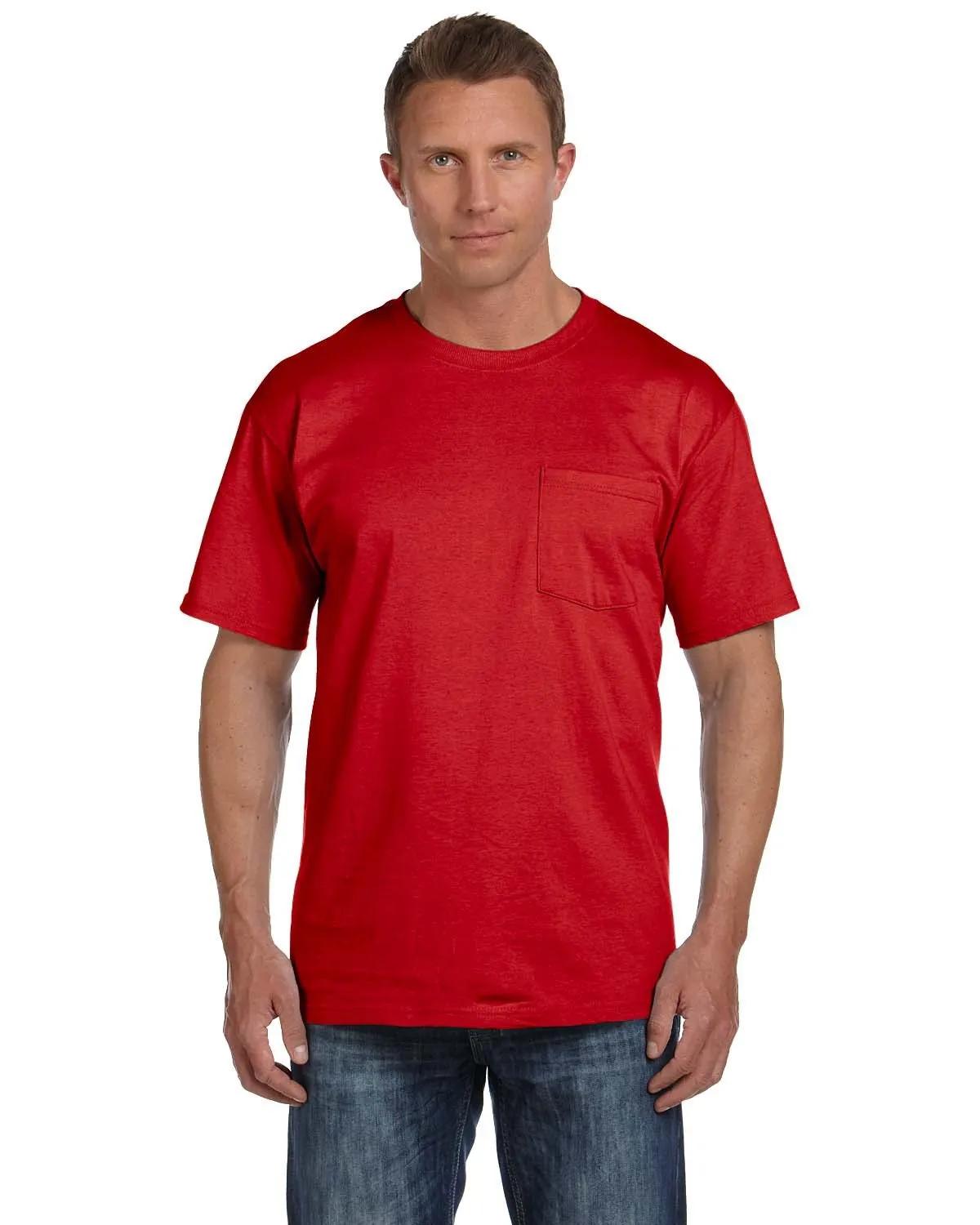 Adult HD Cotton™ Pocket T-Shirt 7 of 29