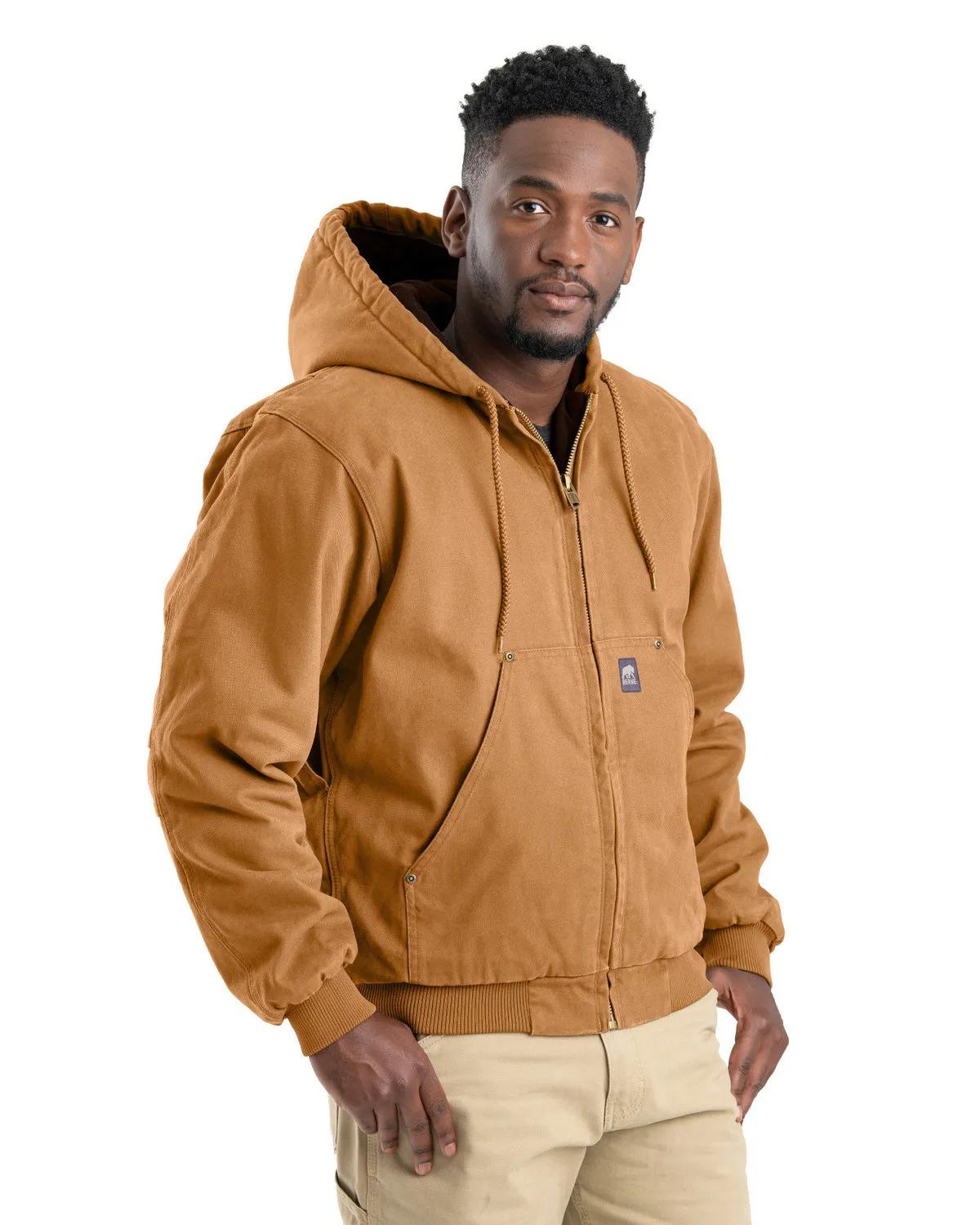 Men's Highland Washed Cotton Duck Hooded Jacket 3 of 12