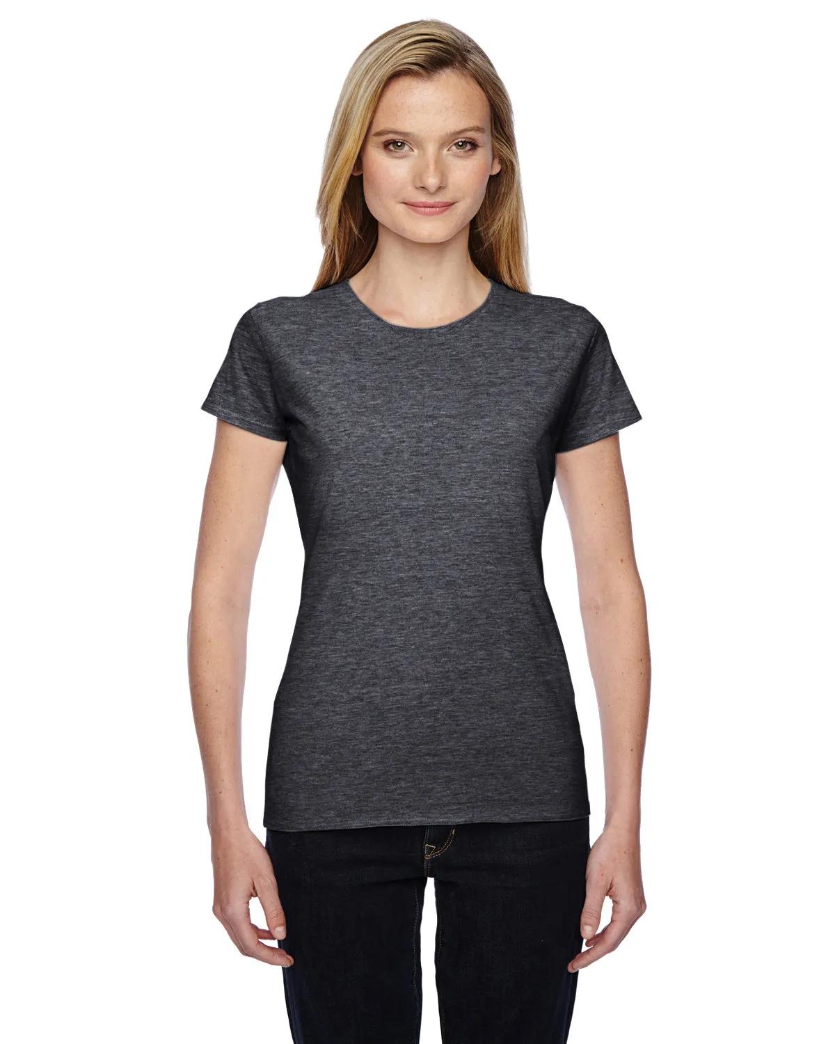 Ladies' Sofspun® Jersey Junior Crew T-Shirt 1 of 9