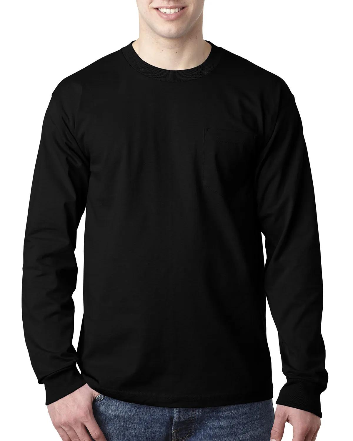 Adult USA Made Heavyweight Long-Sleeve Pocket T-Shirt 5 of 39