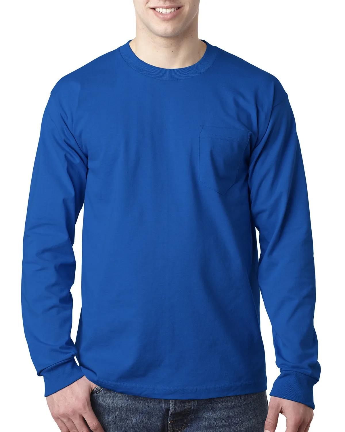 Adult USA Made Heavyweight Long-Sleeve Pocket T-Shirt 10 of 39