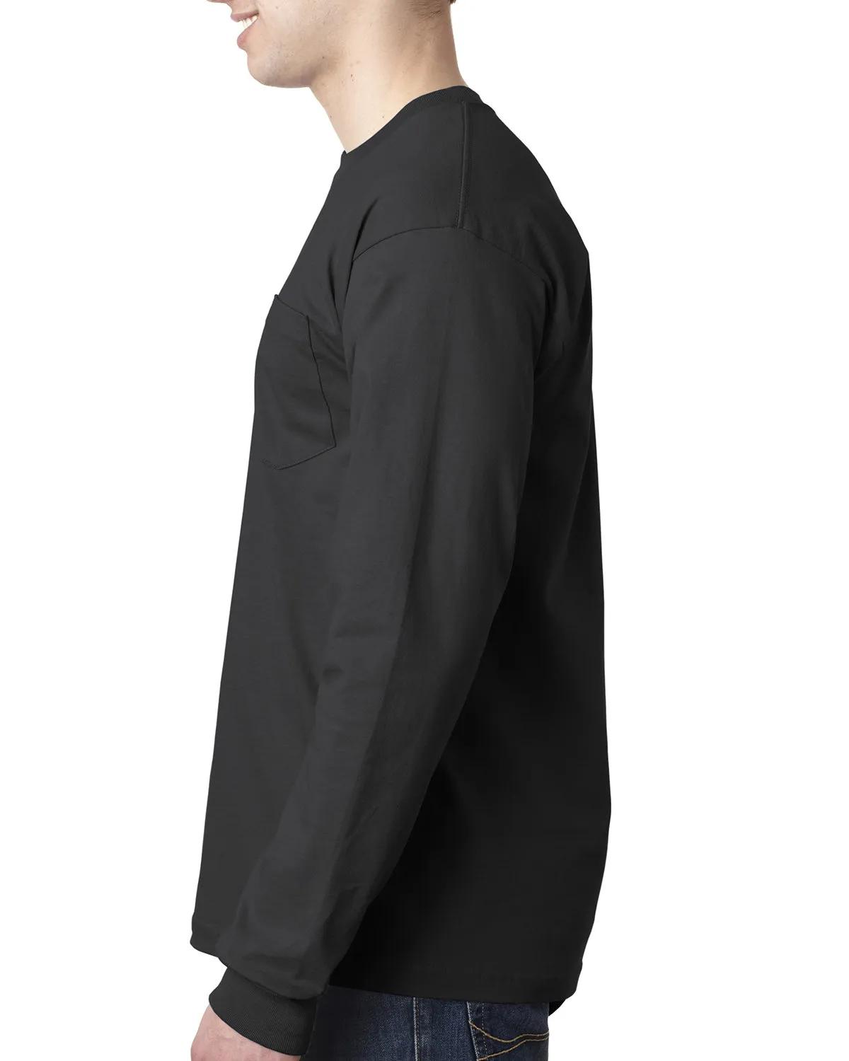 Adult USA Made Heavyweight Long-Sleeve Pocket T-Shirt 37 of 39