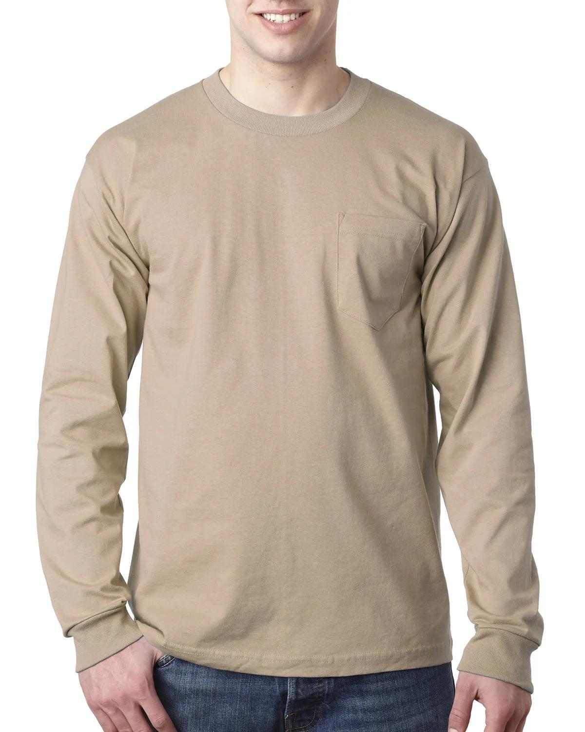 Adult USA Made Heavyweight Long-Sleeve Pocket T-Shirt 2 of 39