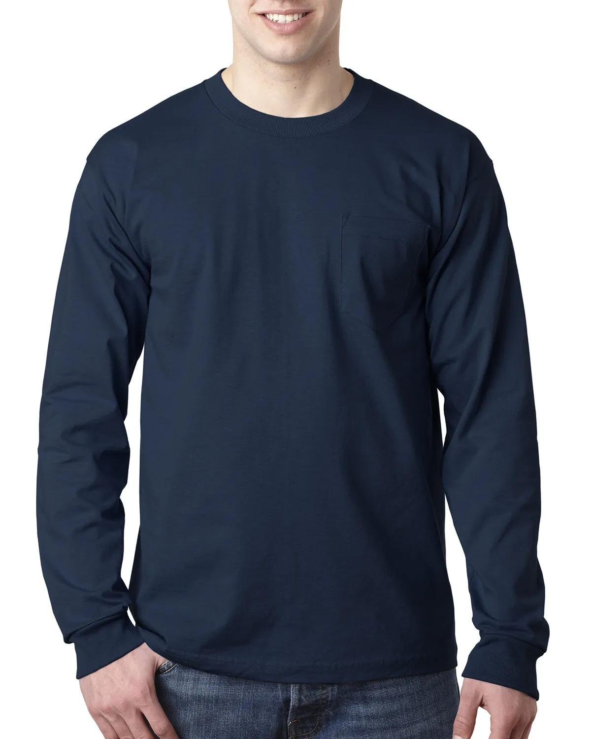 Adult USA Made Heavyweight Long-Sleeve Pocket T-Shirt 15 of 39