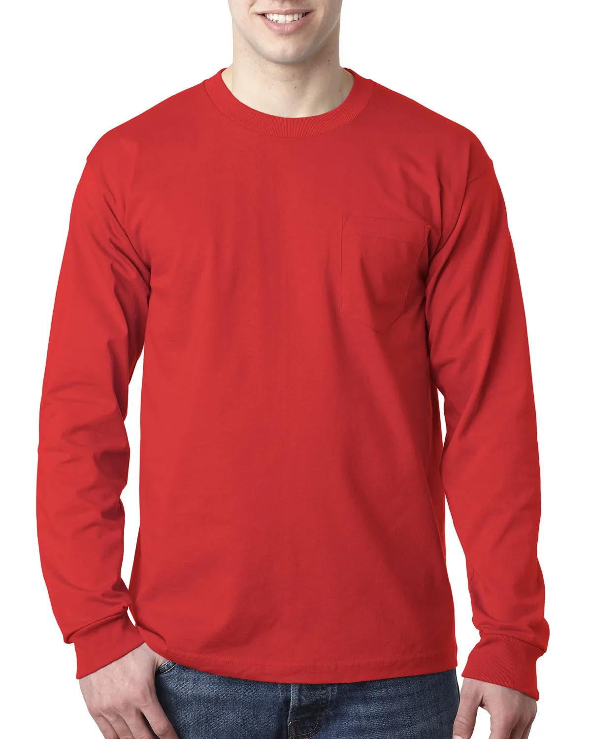 Adult USA Made Heavyweight Long-Sleeve Pocket T-Shirt 4 of 39