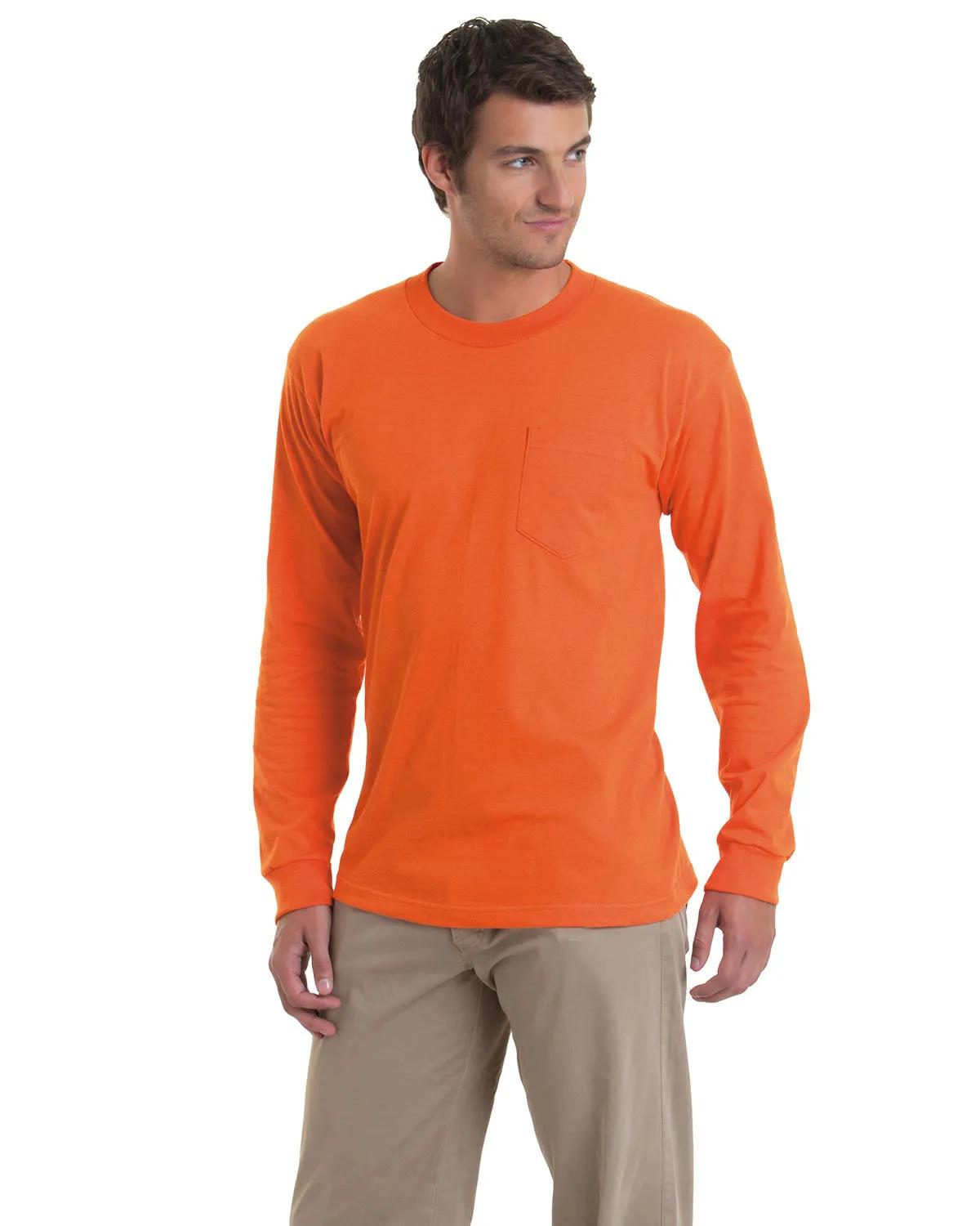 Adult USA Made Heavyweight Long-Sleeve Pocket T-Shirt 3 of 39